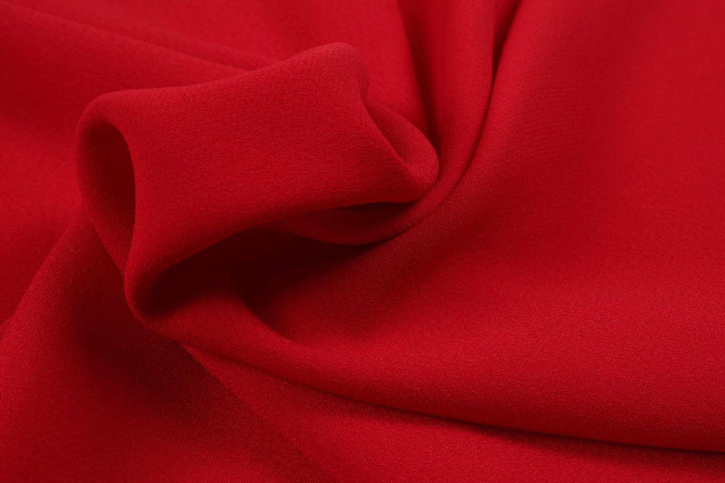 swatch-Japanese Polyester Crepe Georgette - OSAKA - 12 Colors Available-Fabric-FabricSight