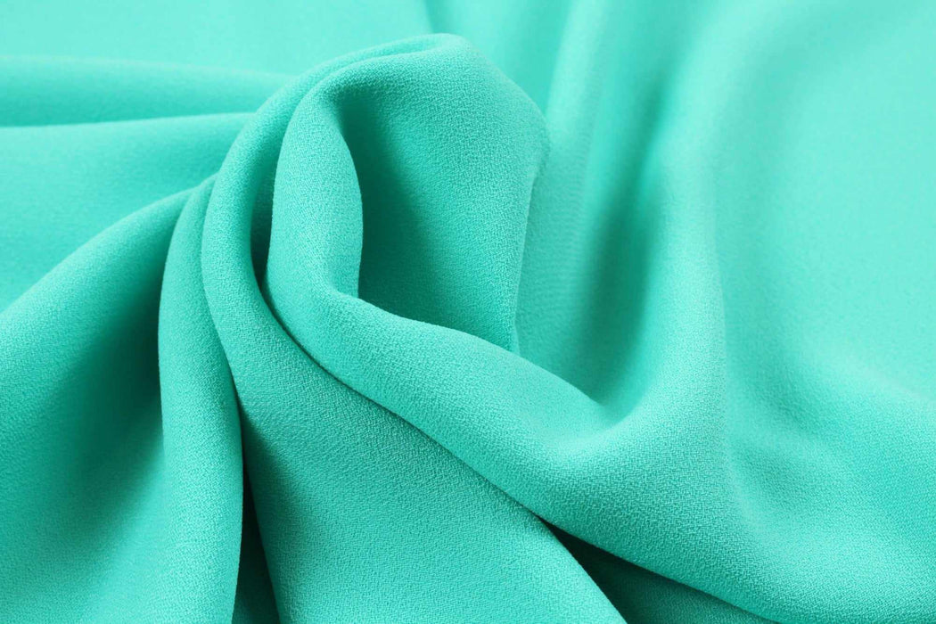 swatch-Japanese Polyester Crepe Georgette - OSAKA - 12 Colors Available-Fabric-FabricSight