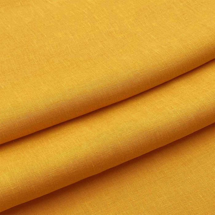 swatch-Linen Canvas for Shirts and Dresses - Mustard-Fabric-FabricSight