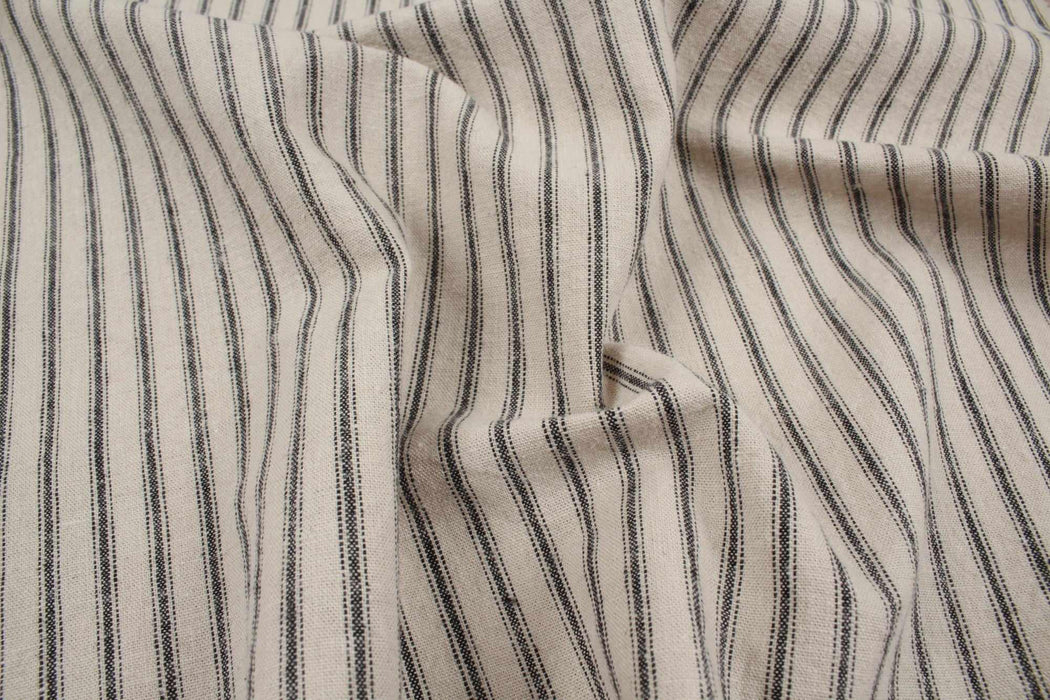 swatch-Linen Cotton for Bottoms - Stripes-Fabric-FabricSight