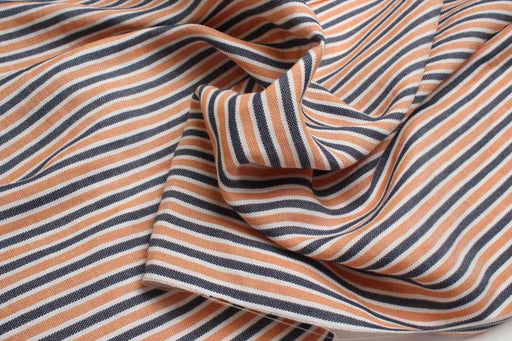 swatch-Linen-Viscose-Cotton Stripe – Multicolor – Spanish Deadstock-Fabric-FabricSight