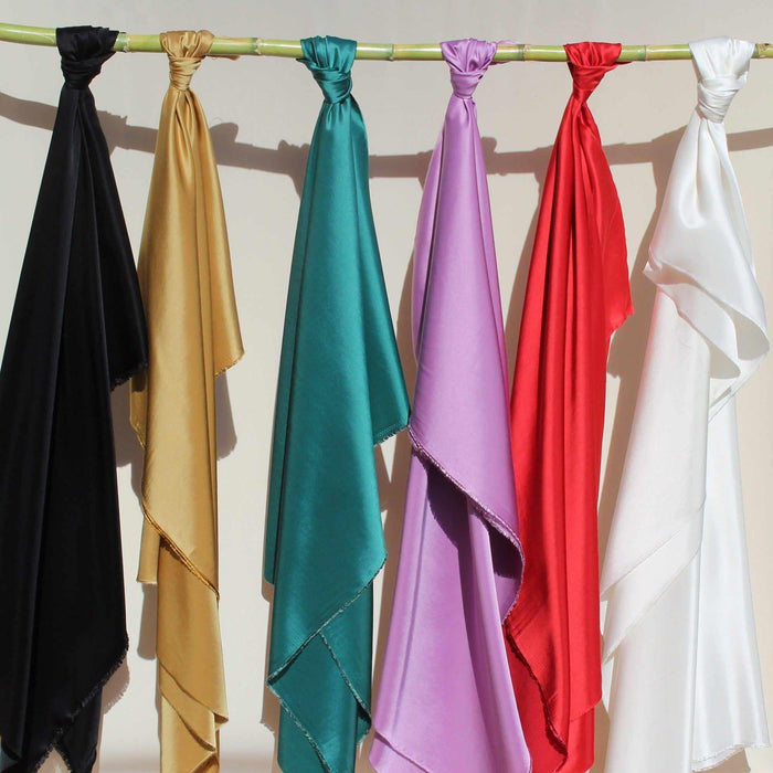 swatch-Luxury Tencel Triacetate Satin - 14 Colors-Fabric-FabricSight