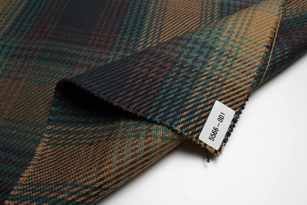 swatch-Over Shirt Organic Cotton Fabric - Checks-Fabric-FabricSight