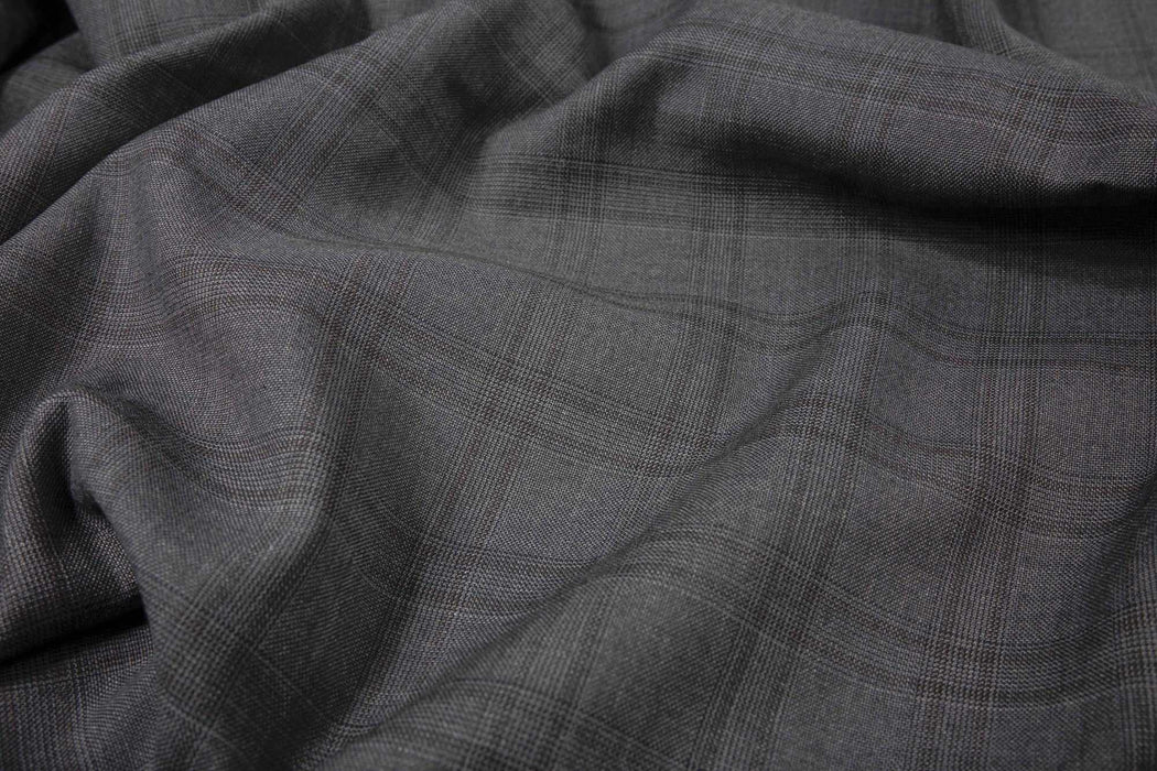 swatch-Prince of Wales Stretch for Separates - GLEN-Fabric-FabricSight