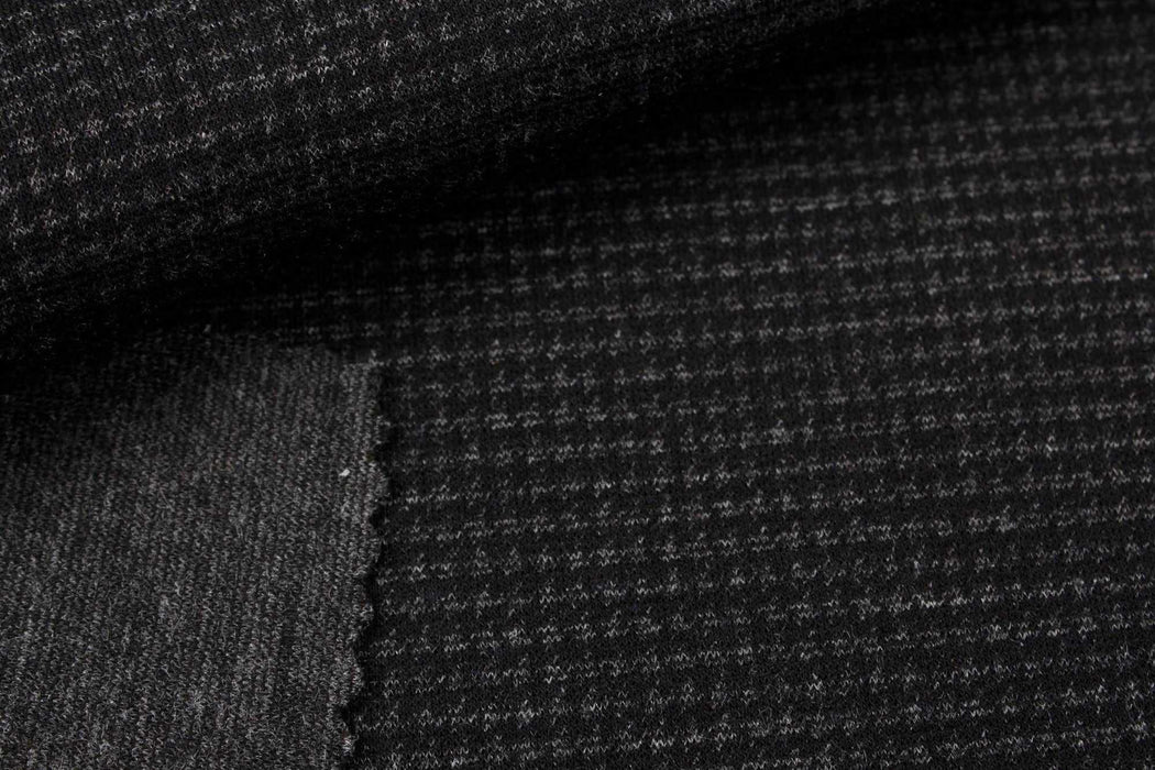 swatch-Punto Roma Houndstooth print-Fabric-FabricSight