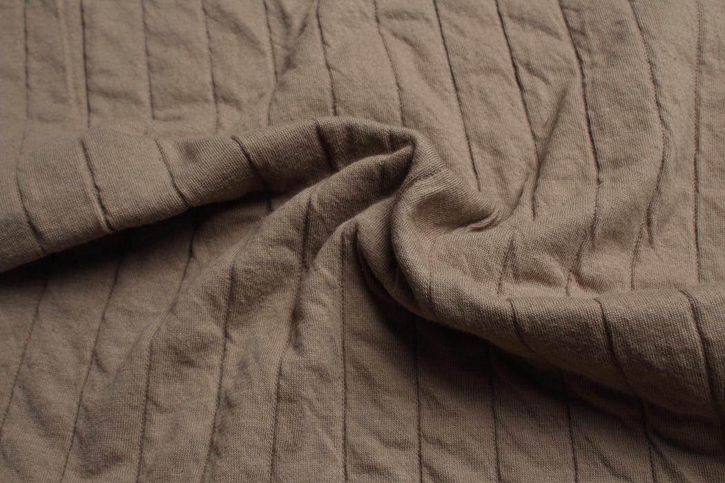 swatch-Quilted Jersey Stripe - 8 Colors Available-Fabric-FabricSight