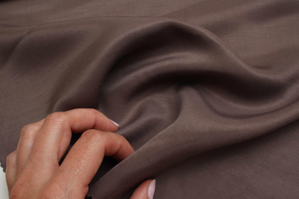 swatch-Rayon–Ecovero–Linen Twill – Soft, Fresh & Naturally Refined-Fabric-FabricSight