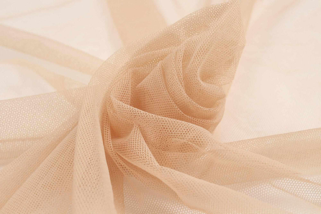 swatch-Recycled Polyamide Tulle with Vegetable Dyes - 7 Colors Available-Fabric-FabricSight