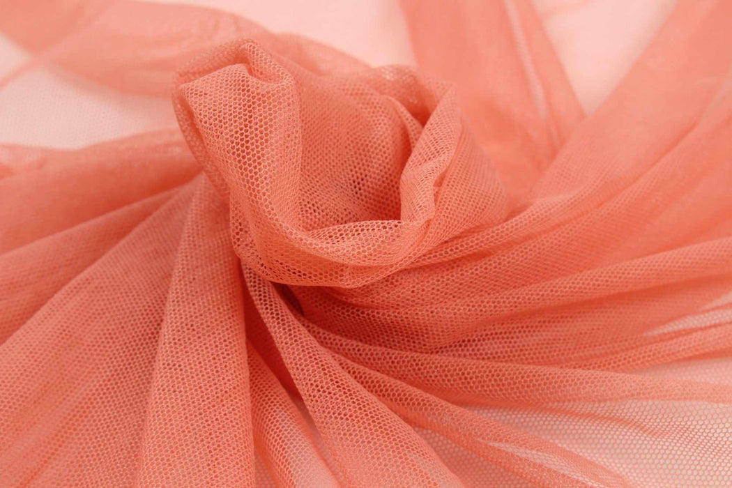 swatch-Recycled Polyamide Tulle with Vegetable Dyes - 7 Colors Available-Fabric-FabricSight