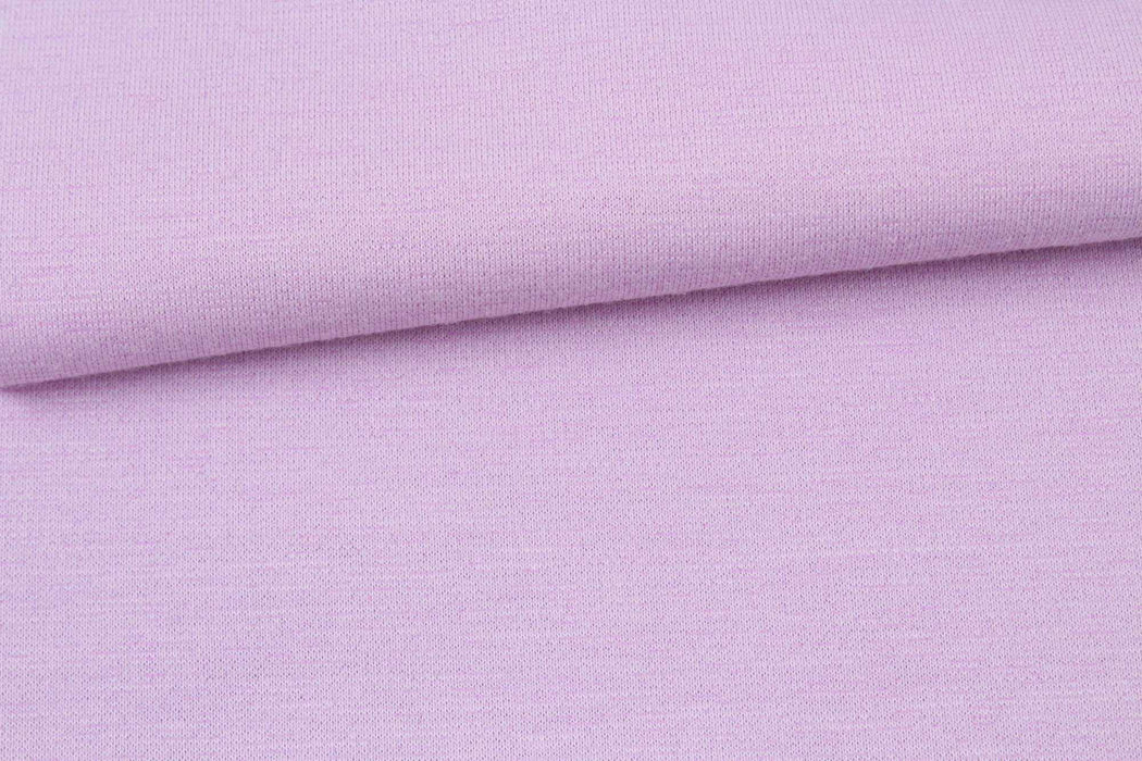 swatch-Recycled Polyester Stretch Punto Roma - Lilac (1 MT REMNANT)-Remnant-FabricSight