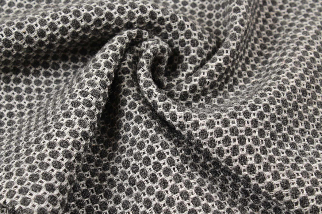 swatch-Recycled Wool Blend - Honeycomb-Fabric-FabricSight
