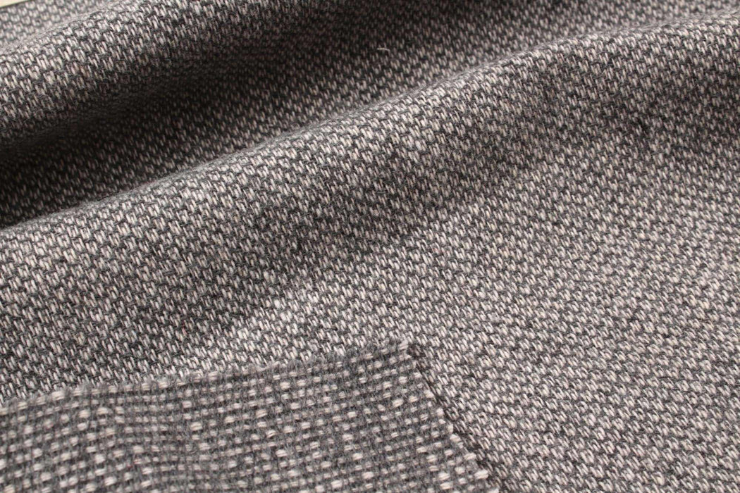 swatch-Recycled Wool Blend - Micro-Pattern-Fabric-FabricSight