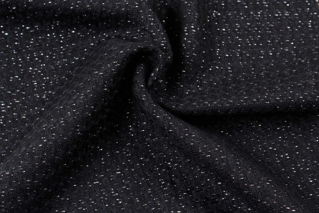 swatch-Recycled Wool With Silver Lurex-Fabric-FabricSight