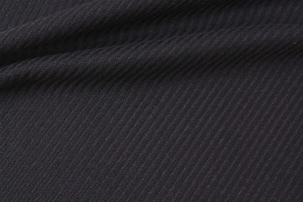 swatch-Recycled Wool for Coats - Diagonal Stripes-Fabric-FabricSight