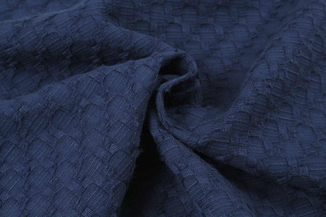 swatch-Rustic Cotton Jacquard-Fabric-FabricSight