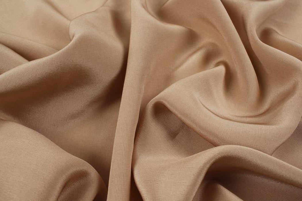 swatch-Sand Wash Natural Silk Crepe Georgette - 13 Colors Available-Fabric-FabricSight