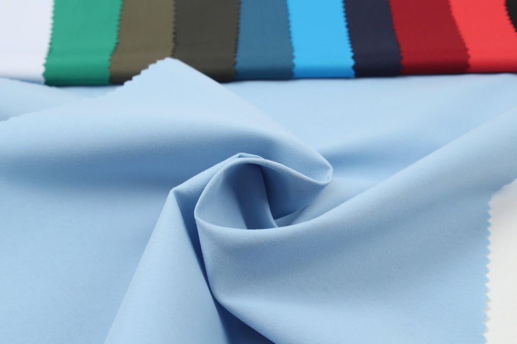 swatch-Seaqual™ Recycled Polyester Brushed Technical Fabric - 11 Colors-Fabric-FabricSight