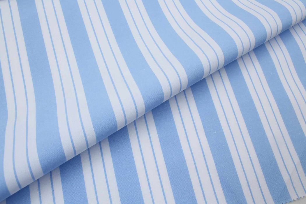 swatch-Soft Organic Cotton Poplin - Fancy Stripes - 6 Variants Available-Fabric-FabricSight