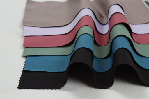 swatch-Stretch Performance Polyester Interlock for Sportswear - 6 Colors Available-Fabric-FabricSight