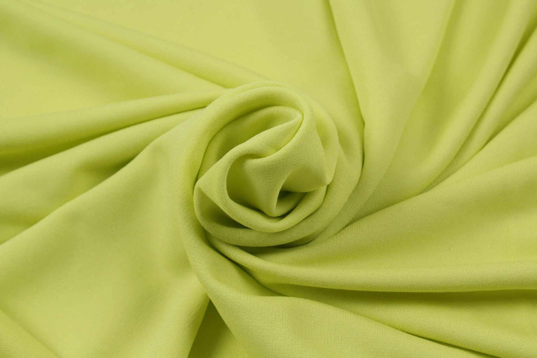 swatch-Stretch Viscose Jersey - Mid-Weight - Yellow Fluor-Fabric-FabricSight