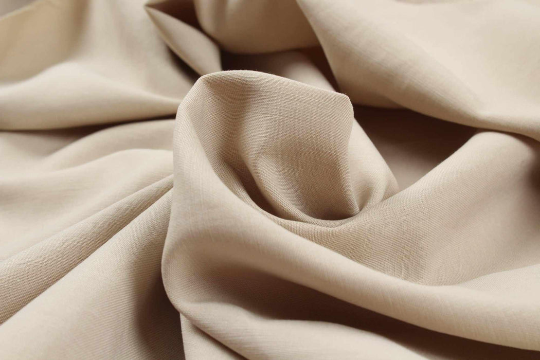 swatch-Tencel Cotton Linen Twill for Light Jackets and Trousers-Fabric-FabricSight