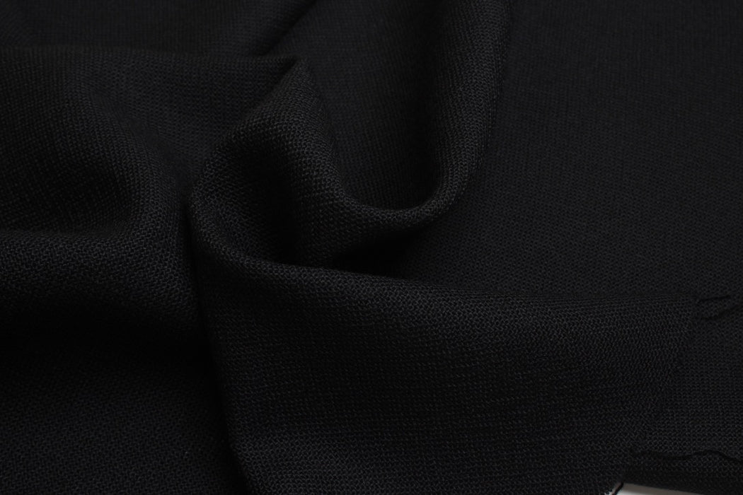 swatch-Textured Wool Fabric – 100% Wool – Spanish Deadstock-Fabric-FabricSight