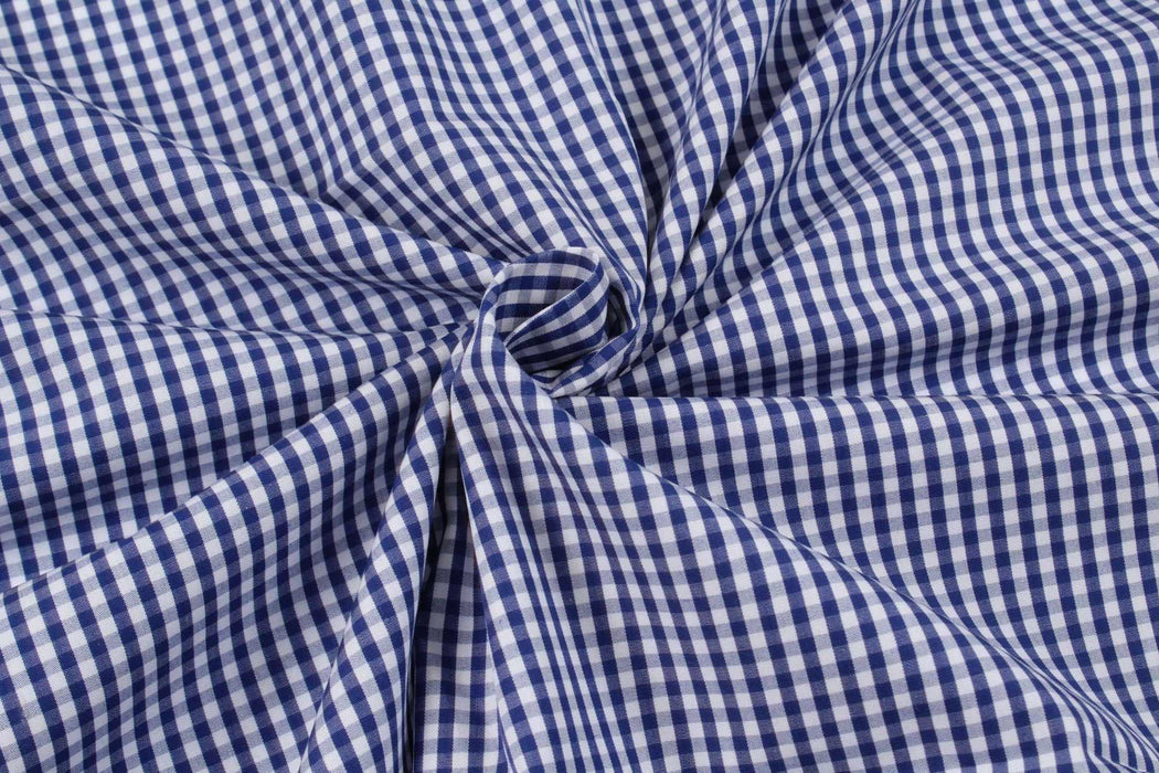 swatch-Vichy Poplin - BCI Cotton - 11 colors stock service-Fabric-FabricSight