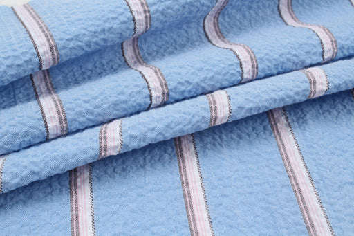 Cotton Seersucker - Stripes-Fabric-FabricSight