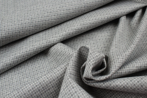Punto Roma Bi-Color Houndstooth print-Fabric-FabricSight
