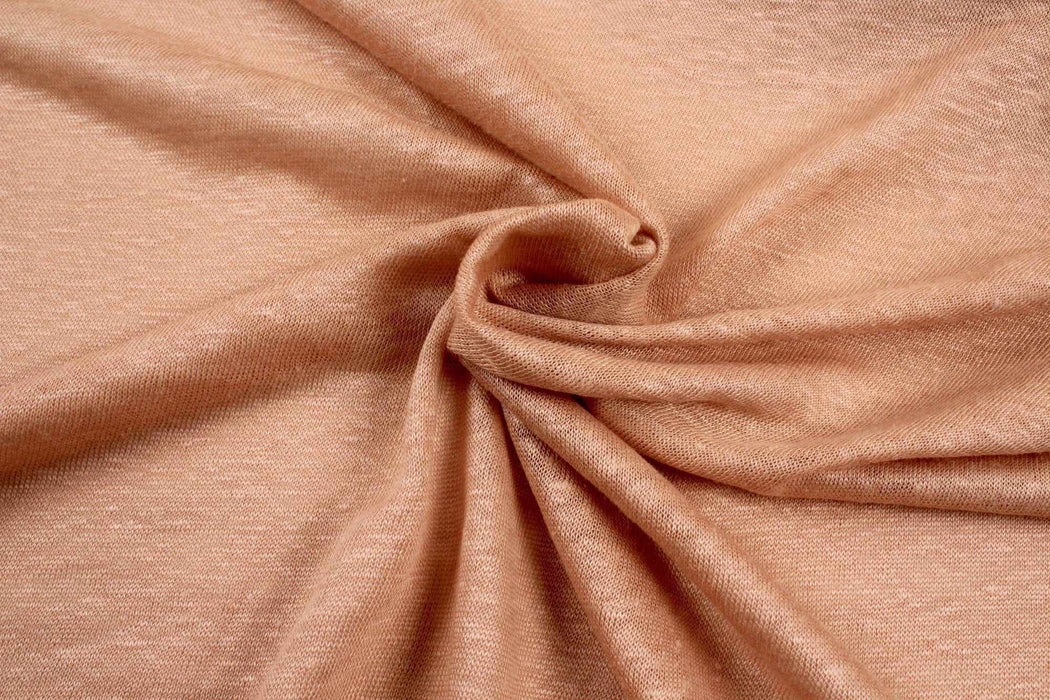 10 Mts Roll - Soft Linen Single Jersey (Vintage Pink) - OFFER: 9,50€/Mt-Roll-FabricSight