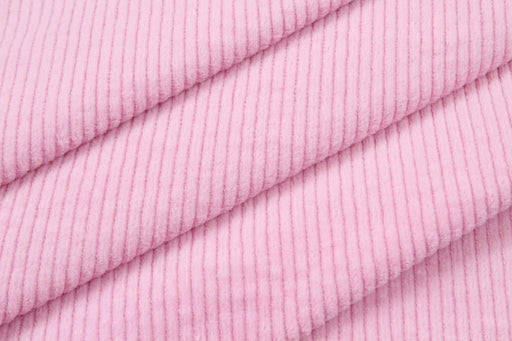 10 Mts Roll - Washed Cotton Stretch Corduroy 6 Wale (Pink) - OFFER: 8,95€/MT-Roll-FabricSight