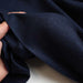 100% Cashmere Jersey – Navy Blue Mélange (Yarn Dyed)-Fabric-FabricSight