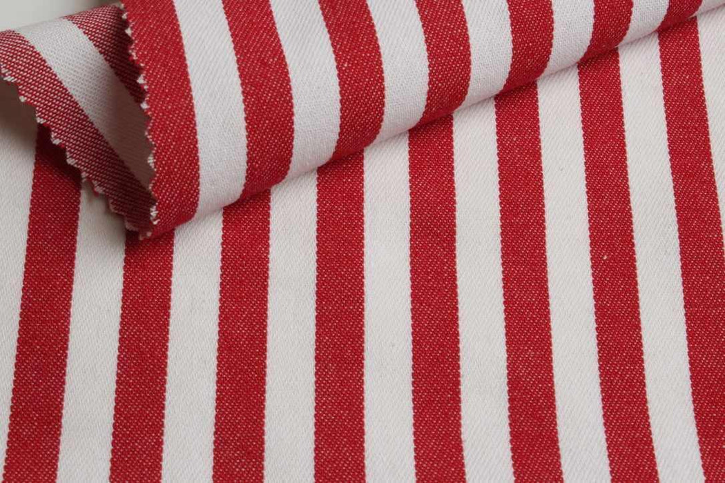 100% Cotton Stripes Denim - Yarn Dyed-Fabric-FabricSight