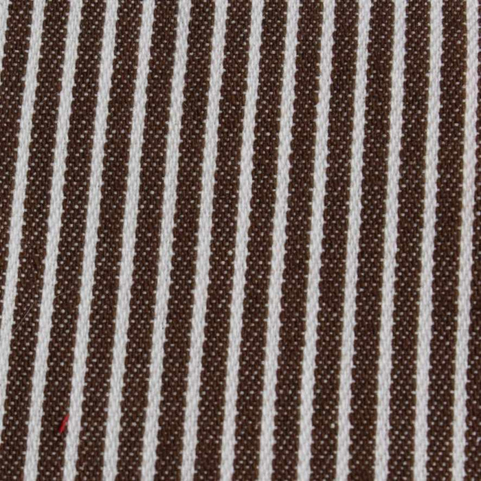 swatch-100% Cotton Thin Stripes Denim - Yarn Dyed-Fabric-FabricSight