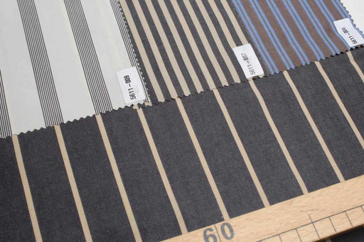 100% TENCEL™ Luxury Stripe Shirting – Lenzing – Sustainable Fabric-Fabric-FabricSight