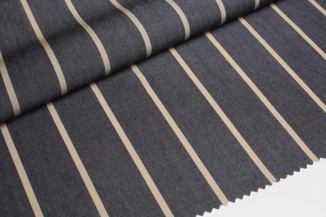100% TENCEL™ Luxury Stripe Shirting – Lenzing – Sustainable Fabric-Fabric-FabricSight