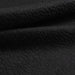 100% Virgin Wool Textured Coat Fabric – Black – Italian Designer Stock-Fabric-FabricSight