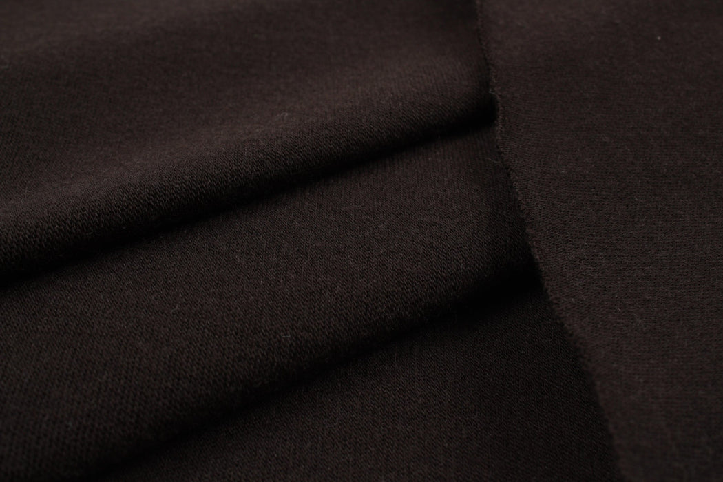 100% Wool Punto Roma - Brown-Fabric-FabricSight