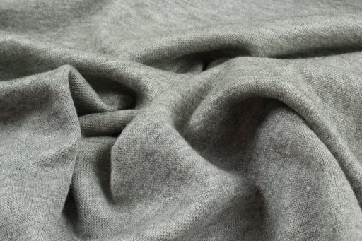 11 Mts - Cashmere Touch Knit (Green Melange) - OFFER: 10,30€/MT-Roll-FabricSight
