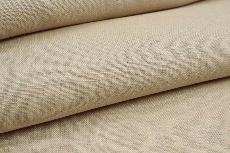 13 Mts Roll - European Certified Linen for Bottoms (Sand) OFFER: 9,70€/Mt-Roll-FabricSight