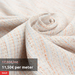 15 Mts Roll - Cotton Blend Tweed Jacquard with Lurex Yarn - OFFER: 11,50€/Mt-Roll-FabricSight