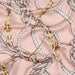 20 MTS ROLL - Fluid Printed Twill Satin - Chains - Double Face - OFFER: 3€/MT-Roll-FabricSight