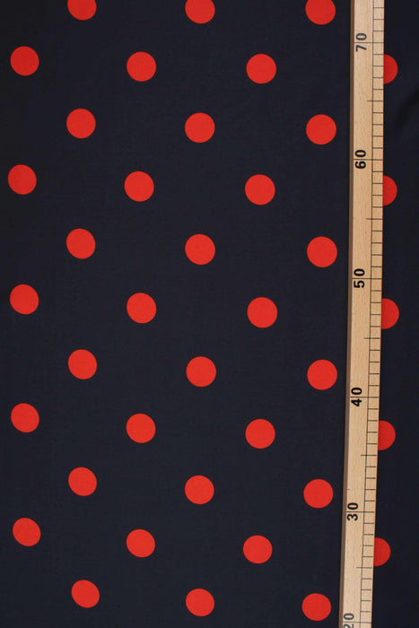 20 MTS ROLL - Printed Twill Satin - Spots and Dots - OFFER: 3€/MT-Roll-FabricSight