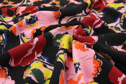 20 MTS ROLL - Stretch Matt Satin - Floral print - OFFER: 3€/MT-Roll-FabricSight