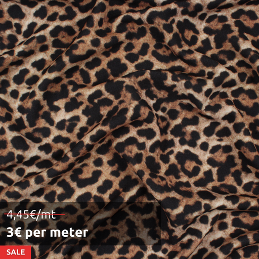 20 MTS ROLL - Stretch Matt Satin - Leopard - OFFER: 3€/MT-Roll-FabricSight