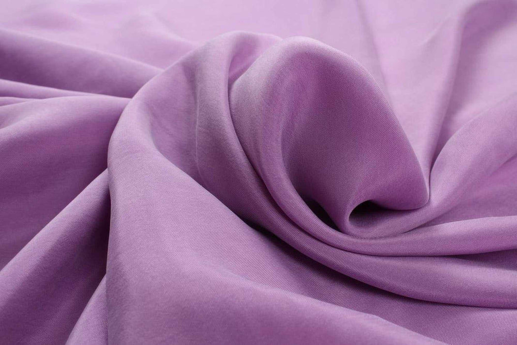 24h Delivery Vegan silk - Cupro Satin - SCARLET-Fabric-FabricSight
