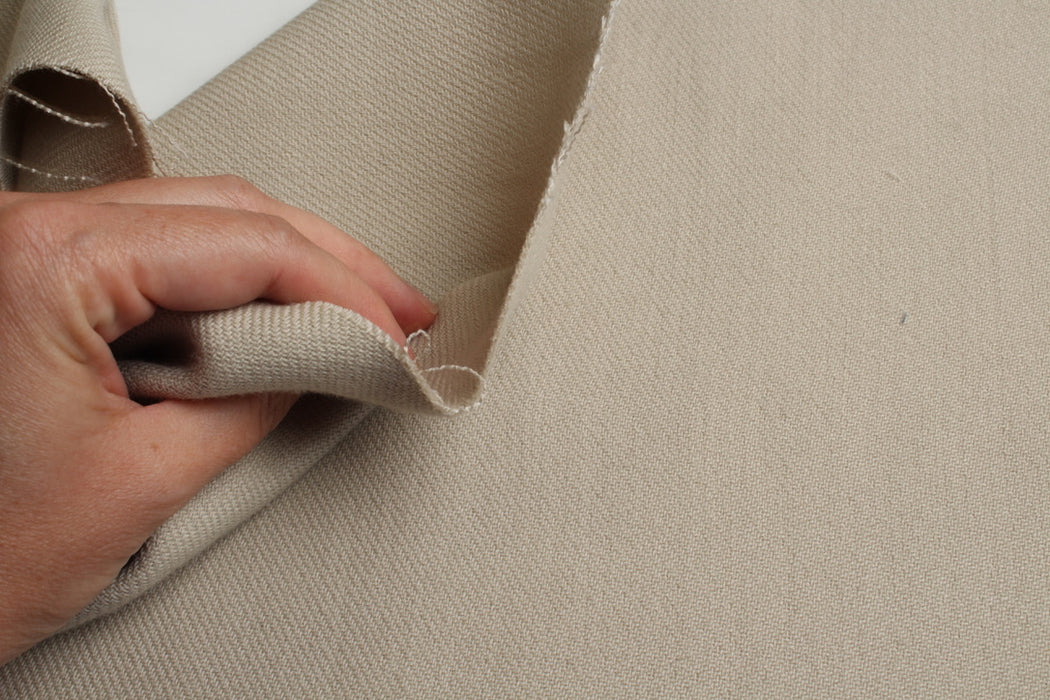 Wool Cotton Twill for Coats - 2 colors