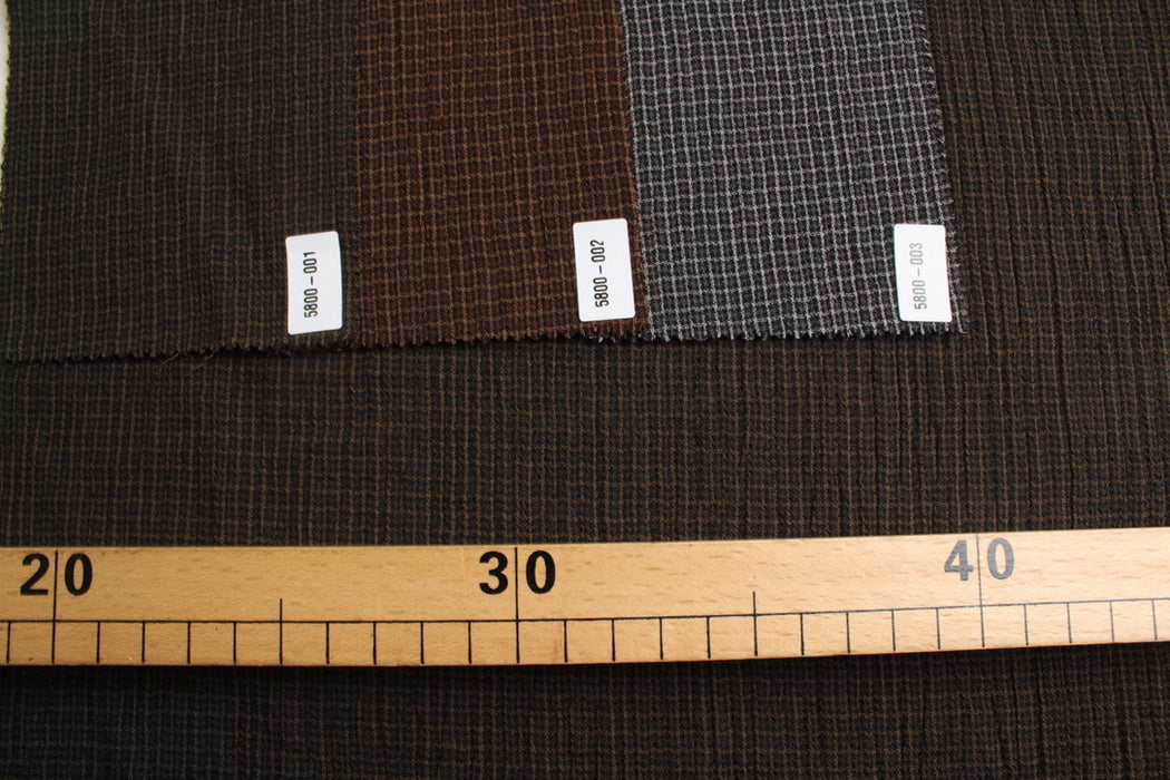 Organic Cotton Double Gauze – Woven Small Checks