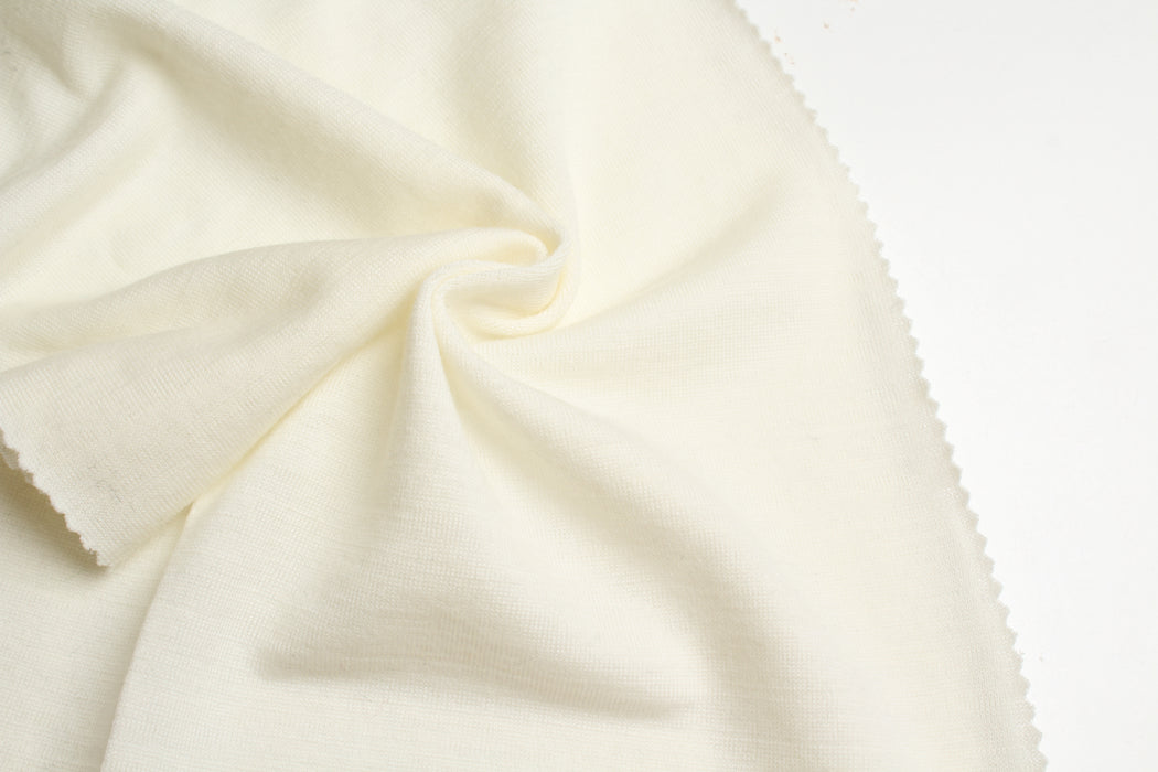 Luxury 100% Wool Jersey – Italian Designer Deadstock