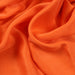 4 Mts - Cupro Viscose Satin Twill, Vegan Certified - Light-weight AQUA (Orange) - OFFER: 17,10€/MT-Roll-FabricSight